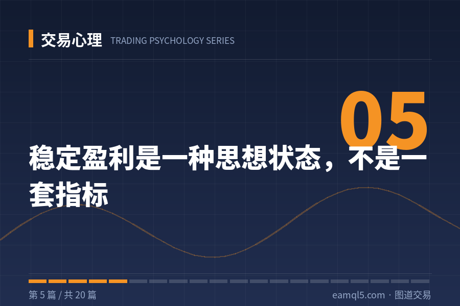 交易心理（5）：稳定盈利是一种思想状态，不是一套指标-图道交易